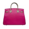 圖片 Hermes Birkin 30 Epsom牛皮拚色金釦手提包(玫瑰紫/大象灰)