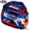 圖片 【帽牧屋】ARAI RX7X 曼島 2024 IOM TT 黑藍橘 亮面 選手彩繪 全罩 安全帽  限量 藍芽預留耳機孔 雙D扣