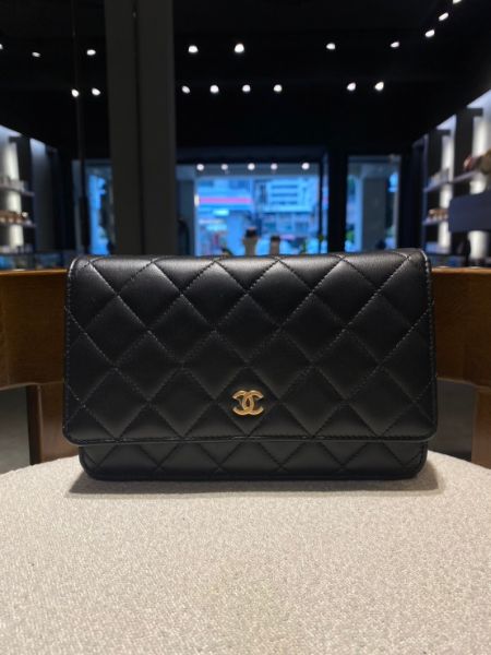 圖片 CHANEL 黑色小羊皮woc