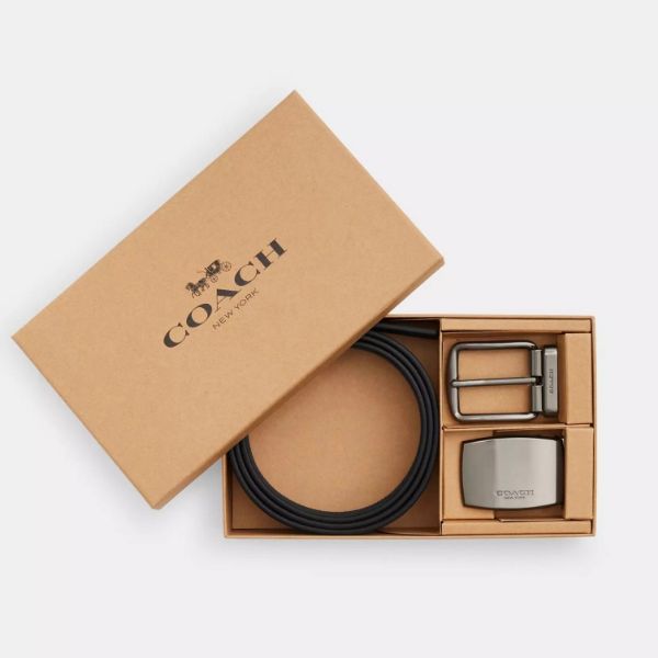圖片 COACH 雙面雙扣頭皮帶禮盒組