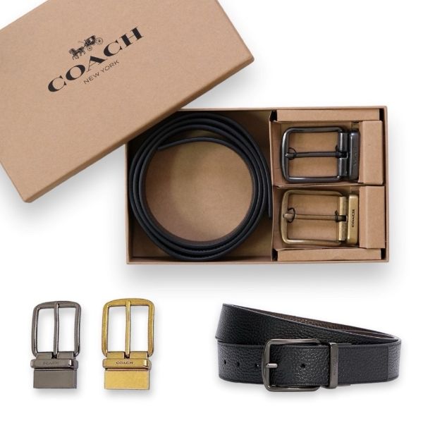 圖片 COACH雙面雙扣頭皮帶禮盒組