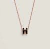 圖片 Hermes mini pop H 黑/玫瑰金項鍊 📦現貨