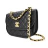 圖片 Chanel 展示品 小牛皮菱格霧金鍊二用馬鞍包(AS4845-黑)