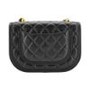 圖片 Chanel 展示品 小牛皮菱格霧金鍊二用馬鞍包(AS4845-黑)