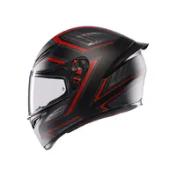 圖片 『嘉義Riderment萊德曼騎士部品』K1 S Sling MattBlack/Red  亞洲版頭型  公司貨 全罩安全帽/通勤全罩安全帽