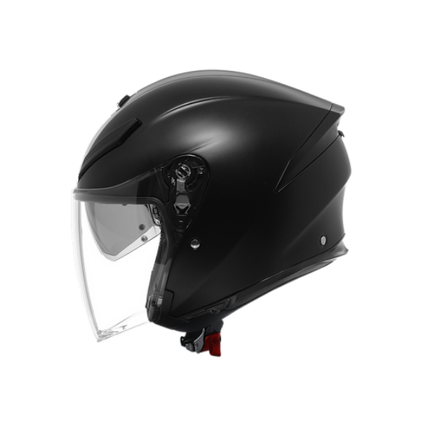 圖片 『嘉義Riderment萊德曼騎士部品』AGV K5 JET EVO 素色  Matt Black 消光黑 3/4罩安全帽/通勤3/4罩安全帽