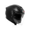 圖片 『嘉義Riderment萊德曼騎士部品』AGV K5 JET EVO 素色  Matt Black 消光黑 3/4罩安全帽/通勤3/4罩安全帽