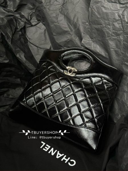 圖片 Chanel 31bag 黑金 油蠟皮