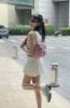 圖片 Chanel 少女粉 金扣 光滑牛皮 後背包 小青蛙