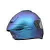 圖片 『嘉義Riderment萊德曼騎士部品』NHK K5R 素色特殊色 (Solid SE) 變色龍藍紫 全罩安全帽/通勤全罩安全帽