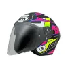 圖片 『嘉義Riderment萊德曼騎士部品』NHK S1GP PRO AL21#6 選手彩繪 3/4罩安全帽/內墨鏡安全帽