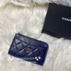 圖片 Chanel cf 深藍牛  L拉鍊錢包/卡包