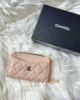 圖片 Chanel cf 裸粉牛  L拉鍊錢包/卡包