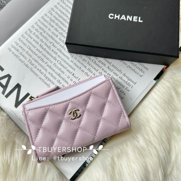 圖片 Chanel cf 粉絲巾  L拉鍊錢包/卡包