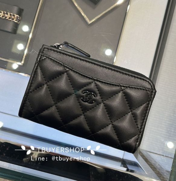 圖片 Chanel 24s so black L拉鍊錢包/卡包