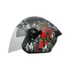 圖片 『嘉義Riderment萊德曼騎士部品』NHK S1GP PRO 盔甲 Kabuto 彩繪 3/4罩安全帽/內墨鏡安全帽
