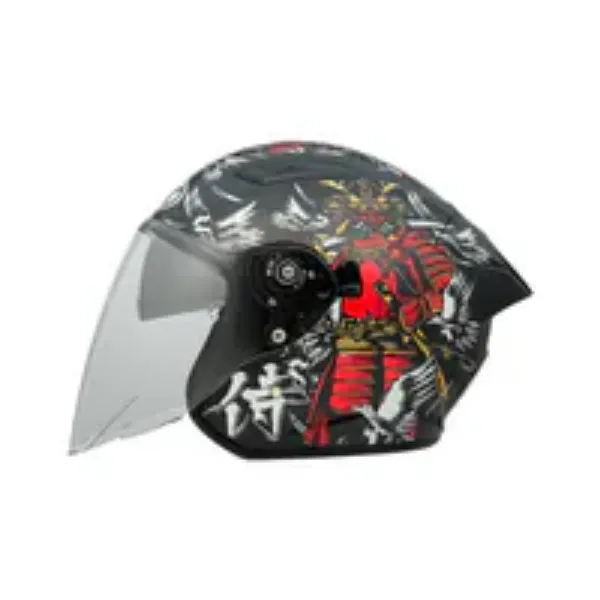 圖片 『嘉義Riderment萊德曼騎士部品』NHK S1GP PRO 盔甲 Kabuto 彩繪 3/4罩安全帽/內墨鏡安全帽