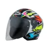 圖片 『嘉義Riderment萊德曼騎士部品』NHK S1GP PRO AL21#1 選手彩繪 3/4罩安全帽/內墨鏡安全帽