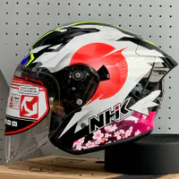 圖片 『嘉義Riderment萊德曼騎士部品』NHK S1GP PRO #4 日本站 黑藍 3/4罩安全帽/內墨鏡安全帽
