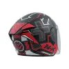 圖片 『嘉義Riderment萊德曼騎士部品』NHK S1GP PRO 復仇之速 黑紅 彩繪 3/4罩安全帽/內墨鏡安全帽