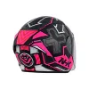 圖片 『嘉義Riderment萊德曼騎士部品』NHK S1GP PRO 復仇之速 黑粉 彩繪 3/4罩安全帽/內墨鏡安全帽