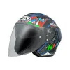 圖片 『嘉義Riderment萊德曼騎士部品』NHK S1GP PRO BB64#6 荷蘭站 選手彩繪 3/4罩安全帽/內墨鏡安全帽