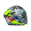 圖片 『嘉義Riderment萊德曼騎士部品』NHK S1GP PRO 冬之夜 Winter Night 黑銀 彩繪 3/4罩安全帽/通勤內墨鏡安全帽