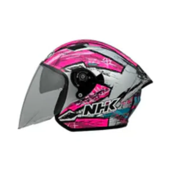 圖片 『嘉義Riderment萊德曼騎士部品』NHK S1GP PRO AM69#1 銀底 (Archie Mcdonald) 選手彩繪 3/4罩安全帽/內墨鏡安全帽