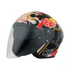 圖片 『嘉義Riderment萊德曼騎士部品』NHK S1GP PRO MF#2 不倒翁 (MIHA) 選手彩繪 3/4罩安全帽/通勤內墨鏡安全帽
