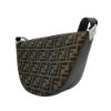 圖片 Fendi Melon FF logo 帆布緹花半月包-小(7VA635-咖)