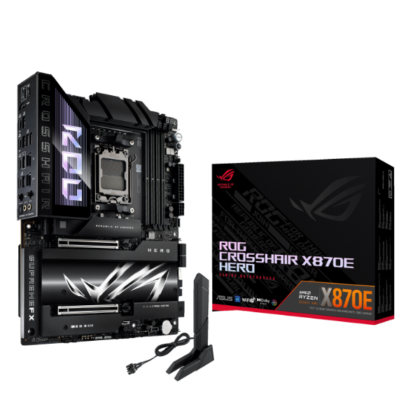 圖片 華碩 ROG CROSSHAIR X870E HERO(ATX/LAN 5G+Intel 2.5G+Wi-Fi 7)18+2+2相