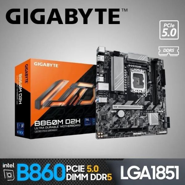 圖片 技嘉 B860M D2H(M-ATX/LAN2.5Gb/註四年/2DIMM)6+1+2相