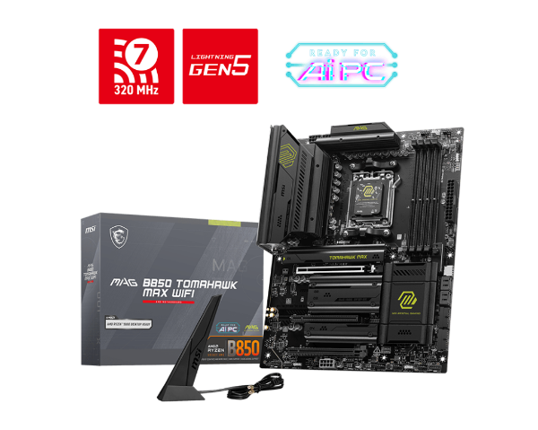 圖片 微星 MAG B850 TOMAHAWK MAX WIFI(電競/水冷・AMD高階)