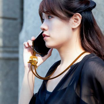 圖片 BONE 蹦克 寶可夢系列 頸掛手機綁二代+卡套-伊布