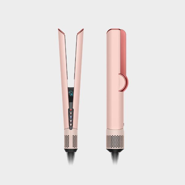 圖片 新品.ᐟ.ᐟ.ᐟ Dyson airstrait™ 二合一吹風直髮器 山櫻粉禮盒版｜贈原廠架+光澤雙梳+Oster 隨身瓶果汁機《WUZ屋子》Z-104-HT01-CB