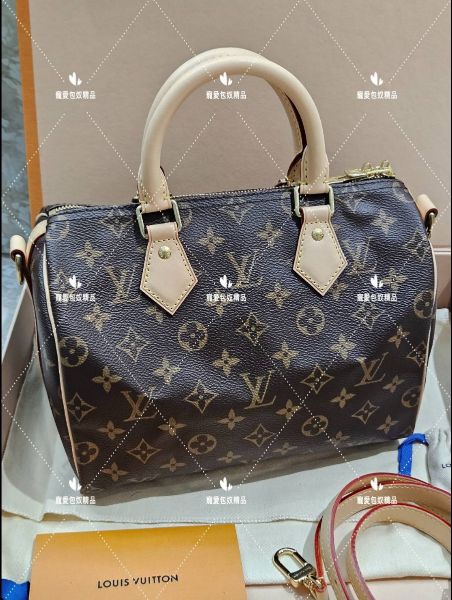 圖片 LV m41113 speedy25 老花 背帶款