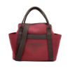 圖片 Hermes 展示品 The Grooming Bag 二用帆布購物袋(胭脂紅/巧克力)