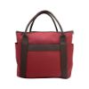 圖片 Hermes 展示品 The Grooming Bag 二用帆布購物袋(胭脂紅/巧克力)