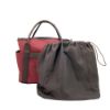 圖片 Hermes 展示品 The Grooming Bag 二用帆布購物袋(胭脂紅/巧克力)
