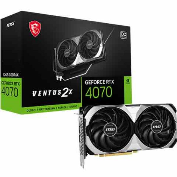 圖片 @電子街3C特賣會@全新 MSI RTX 4070 VENTUS 2X E 12G OC 顯示卡 RTX4070