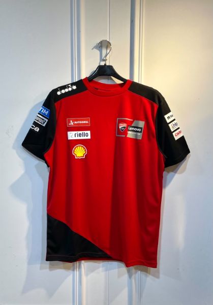 圖片 【台中硬了安全帽】Marc Marquez 馬克斯 MM93 X DUCATI 杜卡迪2025 GP廠隊短T