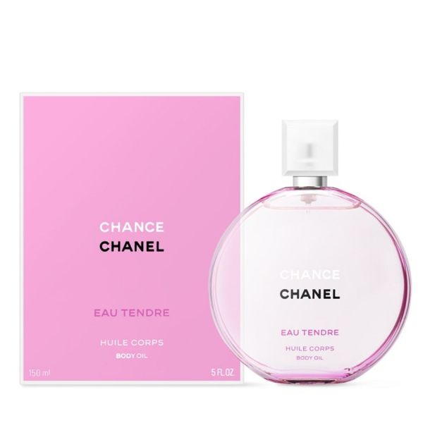 圖片 CHANEL 香奈兒香氛 CHANCE EAU TENDER BODY OIL粉紅甜蜜身體香氛精油 150ml - 專櫃緞帶包裝