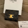 圖片 Celine TRIOMPHE標誌印花小號翻蓋錢包