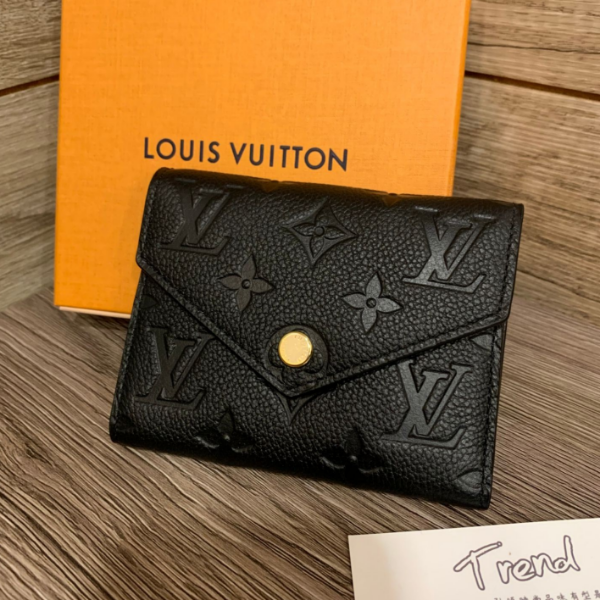 圖片 Louis vuitton LV Victorine 錢包 黑色牛皮