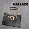 圖片 ［SKR精品服飾］VERSACE JEANS COUTURE凡賽斯副線 金色雕花logo 鏈條包 手提 肩背包