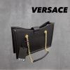 圖片 ［SKR精品服飾］VERSACE JEANS COUTURE凡賽斯副線 金色雕花logo 鏈條包 手提 肩背包