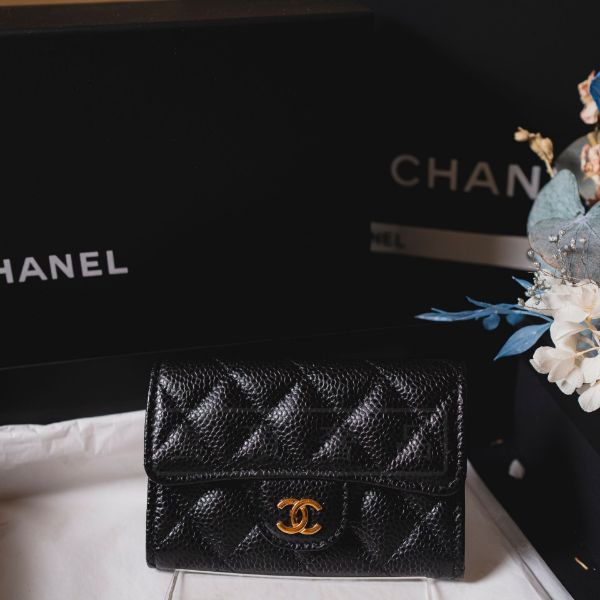 圖片 《CHANEL SLG荔枝紋 雙層卡夾》