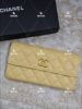 圖片 CHANEL 荔枝皮 小雞黃  信封長夾 金釦