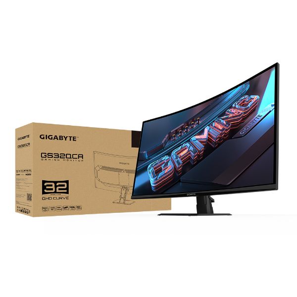 圖片 技嘉 GS32QCA 32型 180Hz 1ms 2K 曲面電競螢幕(32吋/QHD/180Hz/1ms/VA 1500R)