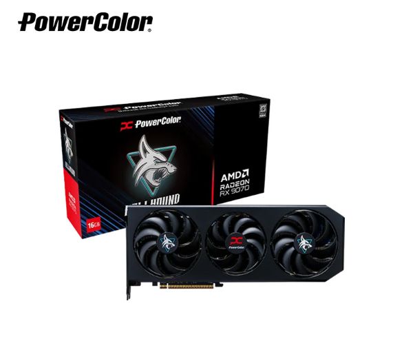 圖片 撼訊 RX9070XT 16G-L/OC 暗黑犬(3010MHz/34cm/三風扇/註四年)*MIT台灣製